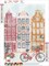 DIY 5D World Landscape Diamond Painting Kit, Diamond Art Kit, Round Diamond Art Full Diamond Cartoon Style 12 X 16 in (Romantic Castle)